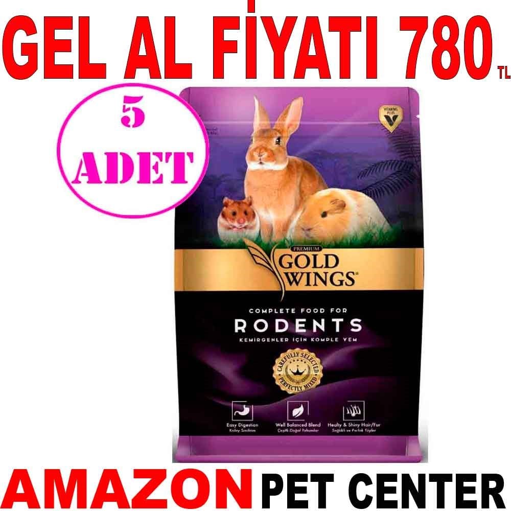 Gold Wings Premium Kemirgen Yemi 1 Kg 5 AD Gel Al 18285000 Amazon Pet Center