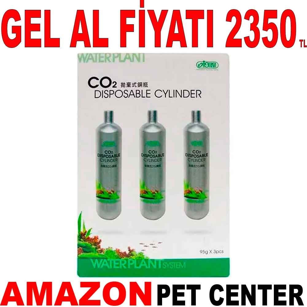 Ista CO2 Yedek Tüp 95 Gr 3'lü Gel Al 35002642 Amazon Pet Center