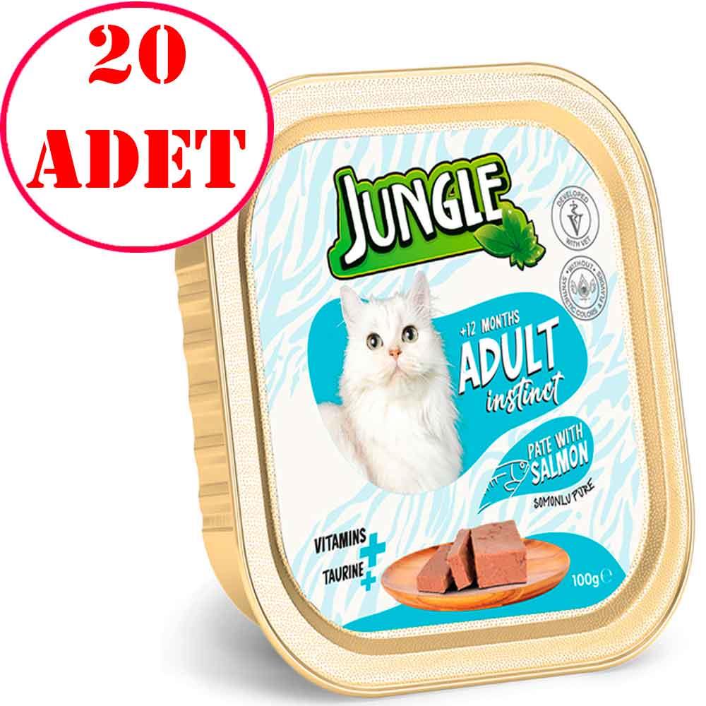 Jungle Kedi Yaş Mama Balıklı Ezme 100 Gr 20 AD 32122954 Amazon Pet Center