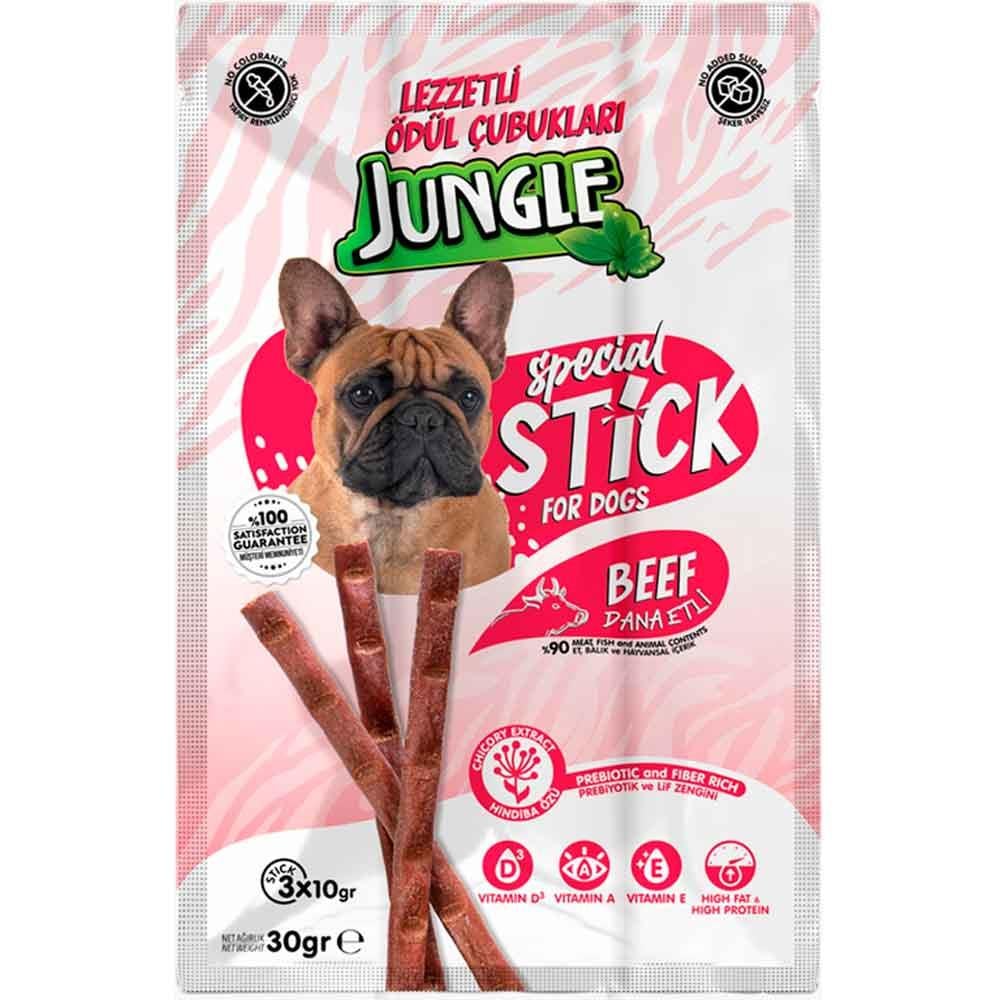 Jungle Köpek Ödülü Stick Dana Etli 3x10 Gr 8682631205621 Amazon Pet Center