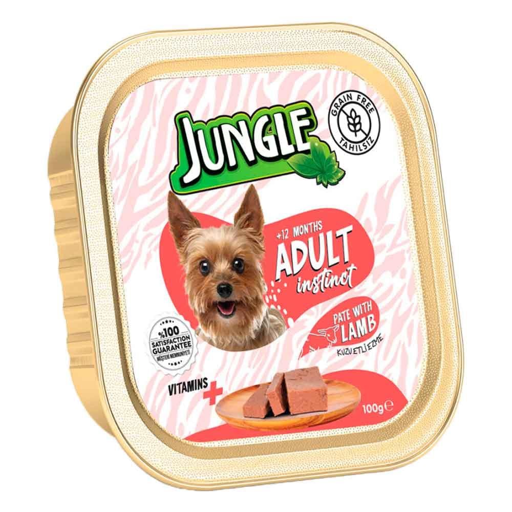 Jungle Kuzu Etli Köpek Yaş Maması 100 Gr 8682631205300 Amazon Pet Center