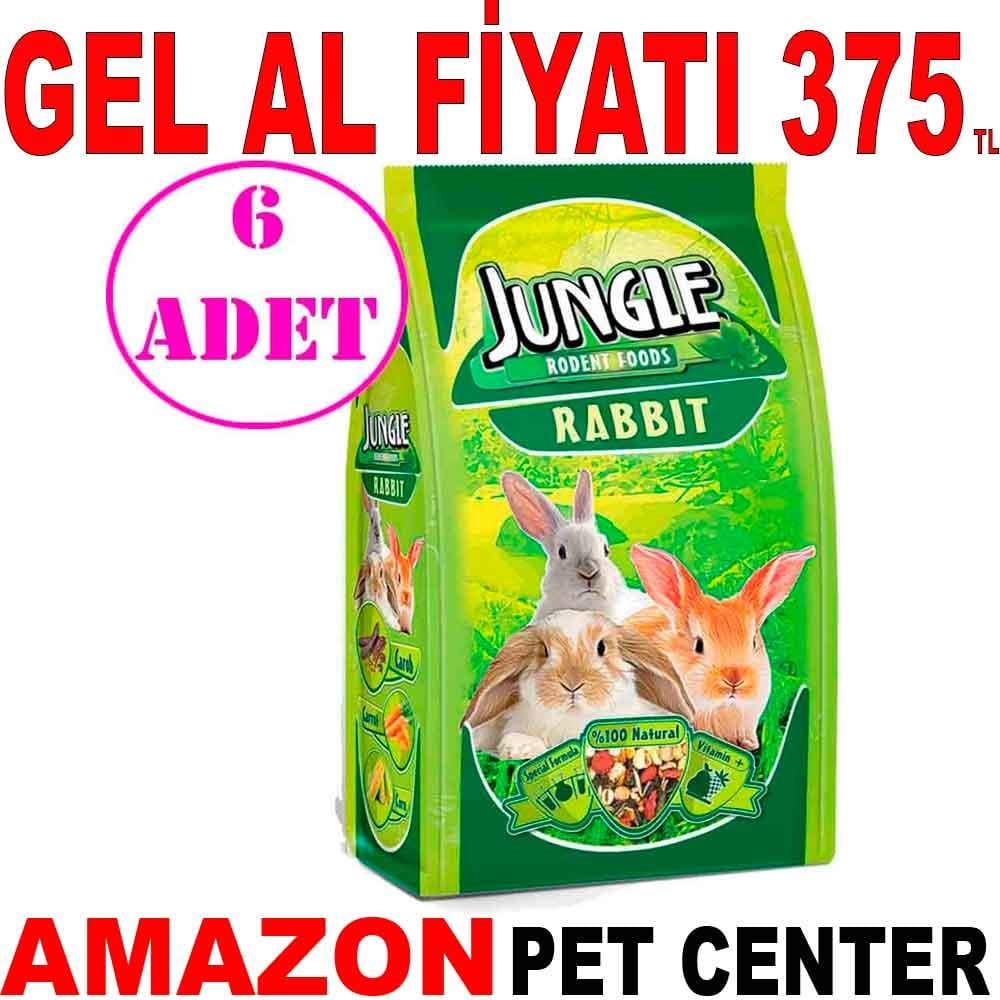 Jungle Tavşan Yemi 500 Gr 6 AD 20078003 Amazon Pet Center