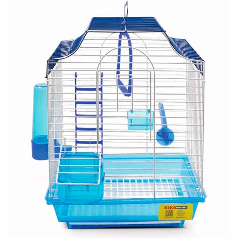 Kiki Kuş Kafesi 1110 Beşgen Karışık Renkli 36x27x20 cm 35006992 Amazon Pet Center