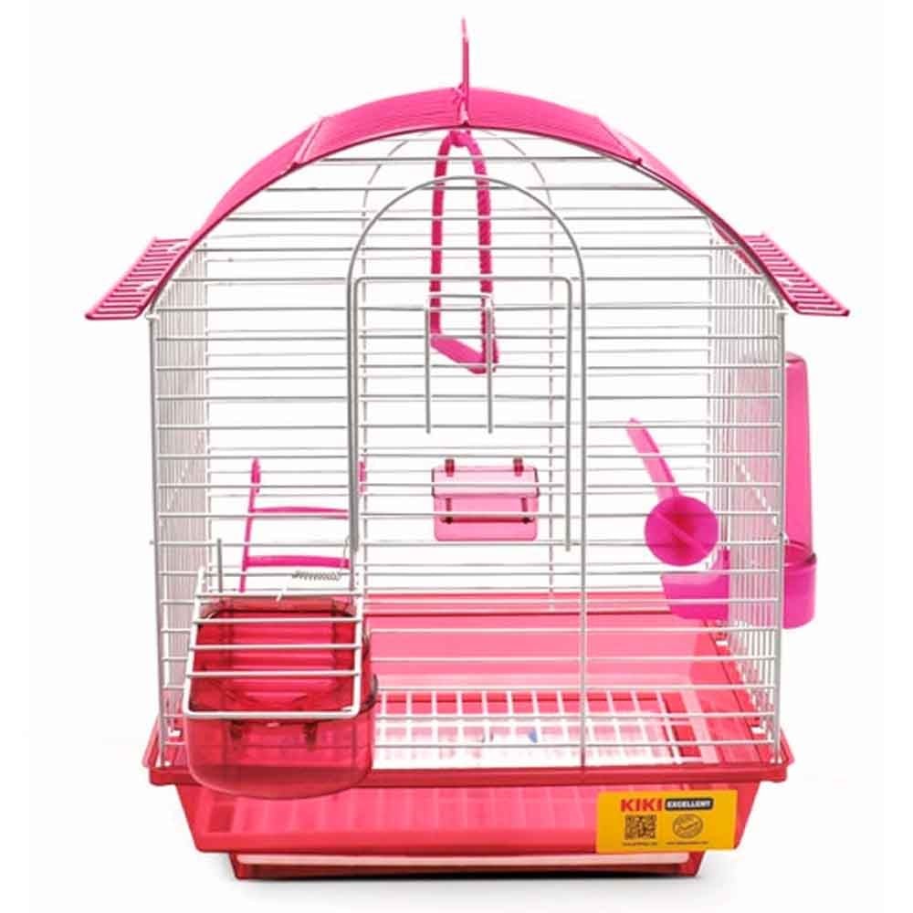 Kiki Kuş Kafesi 1110 Oval Çatılı Karışık Renkli 36x27x20 Cm 35007012 Amazon Pet Center