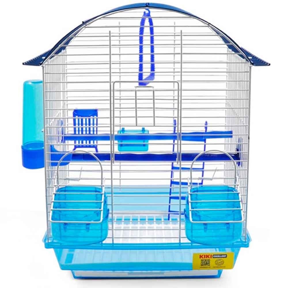Kiki Kuş Kafesi Oval Çatılı Karışık Renkli 38x29x20 Cm 35007135 Amazon Pet Center
