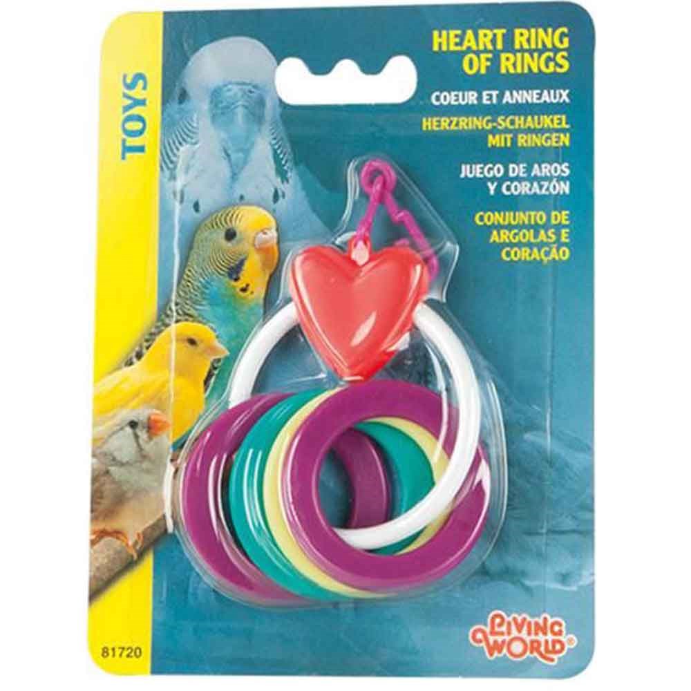 Living World Halkalı Plastik Kuş Oyuncağı 080605817203 Living World Kuş Oyuncakları Amazon Pet Center
