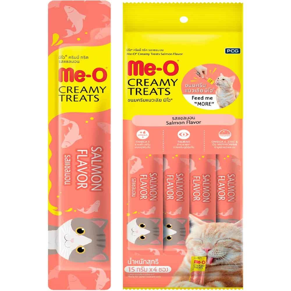 Meo Somonlu Krema Kedi Ödülü Kedi Çorbası 4x15 gr 8850477013698 Amazon Pet Center