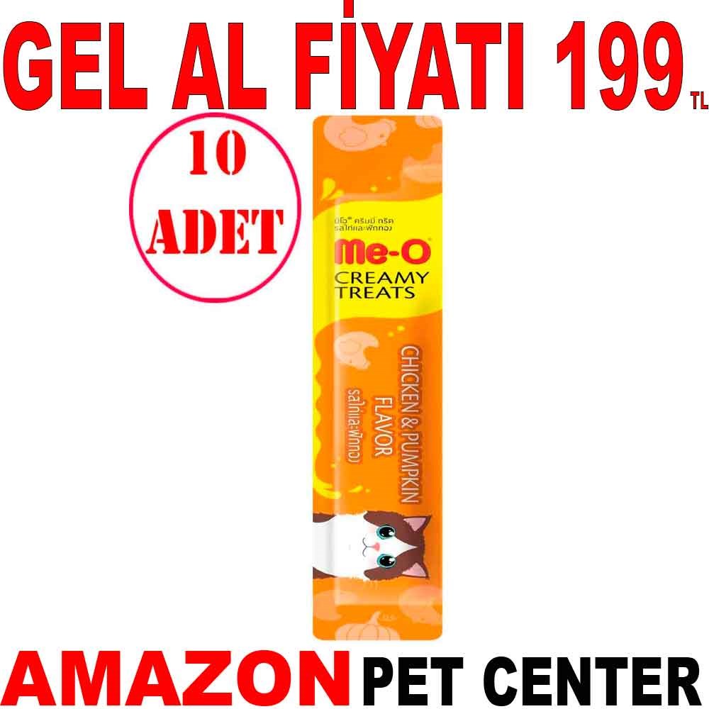Meo Tavuklu ve Balkabaklı Likit Kedi Ödülü Tekli 15 Gr 10 AD Gel Al 20459000 Amazon Pet Center