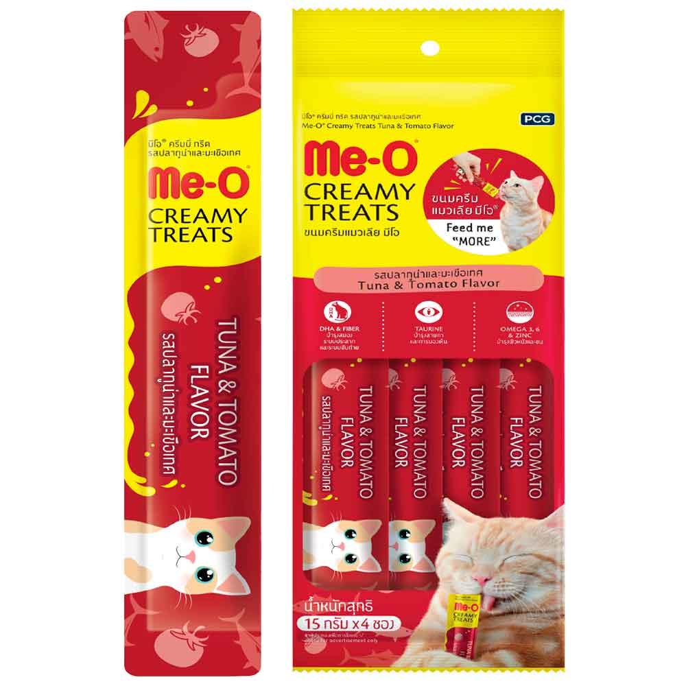 Meo Ton Balıklı Domatesli Krema Kedi Ödülü Kedi Çorbası 4x15 gr 8850477020511 Amazon Pet Center