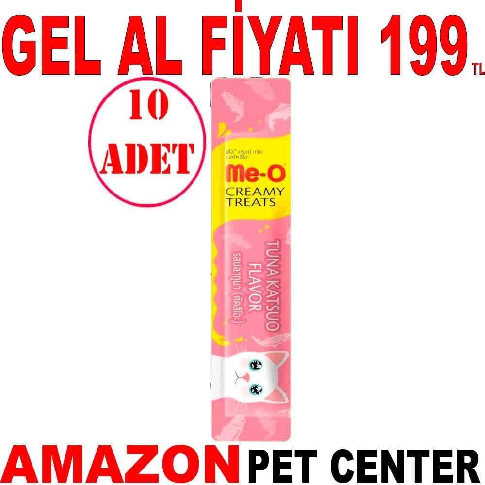 Meo Ton Balıklı ve Katsuo Balıklı Likit Kedi Ödülü Tekli 15 Gr 10 AD Gel Al 20477004 Amazon Pet Center