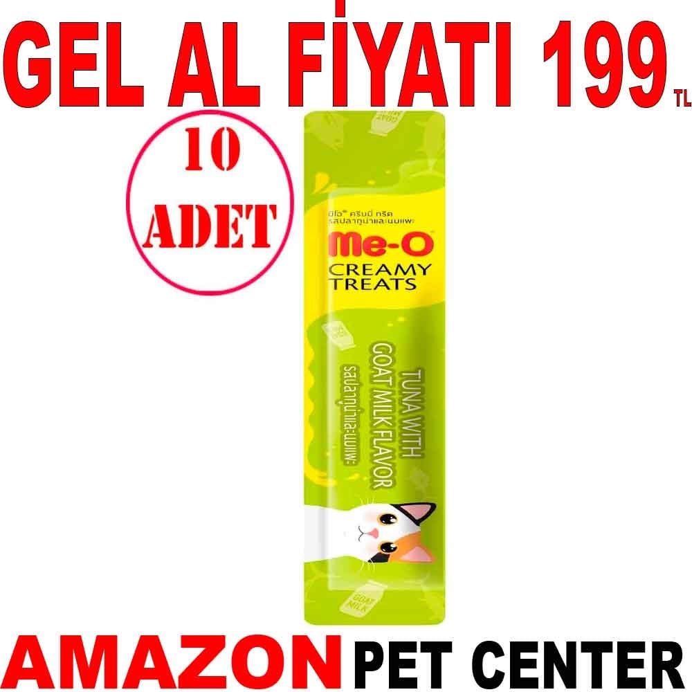 Meo Ton Balıklı ve Keçi Sütlü Kedi Likit Ödül Tekli 15 Gr 10 AD Gel Al 20461003 Amazon Pet Center