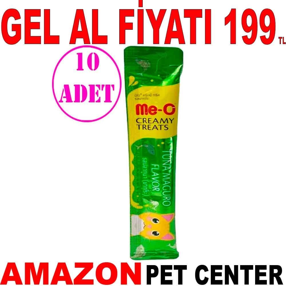 Meo Ton Balıklı ve Maguro Balık Aromalı Kedi Ödül Maması Tekli 15 Gr 10 AD Gel Al 20475000 Amazon Pet Center