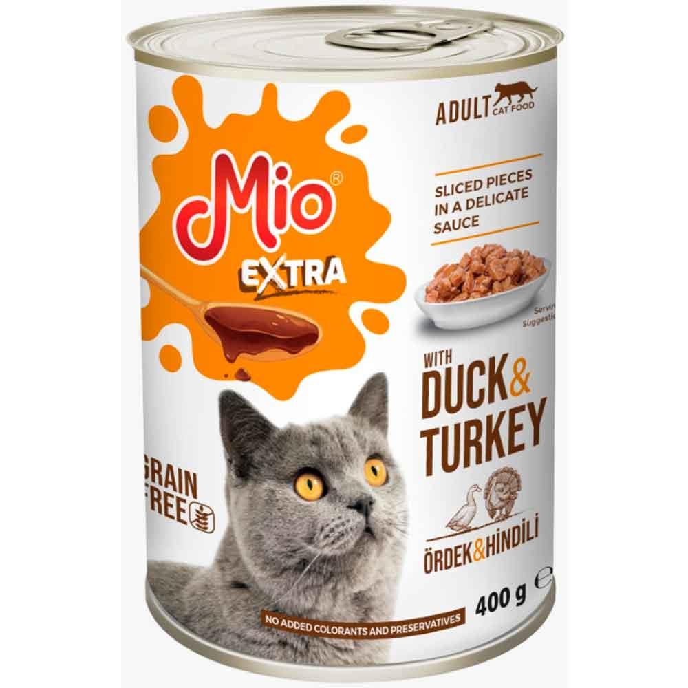 Mio Kedi Konservesi Extra Ördek ve Hindili 400 Gr 8683762182393 Amazon Pet Center