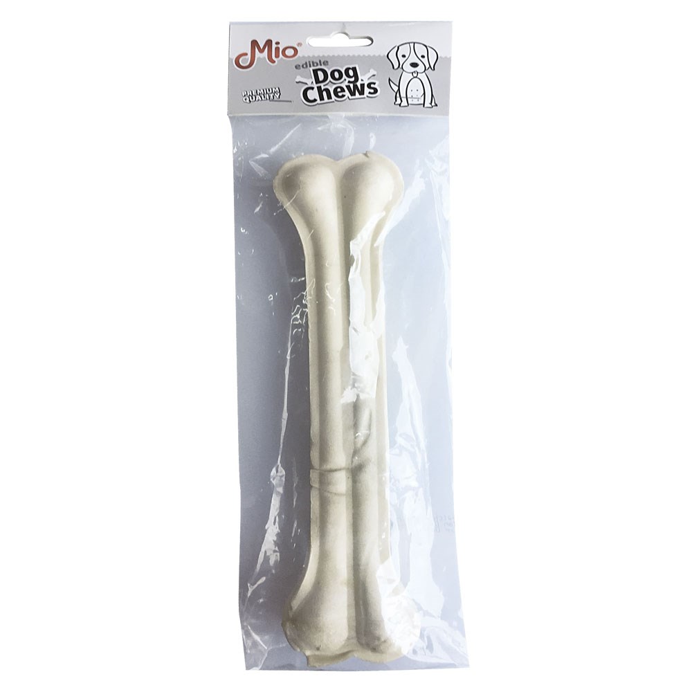 Mio Sütlü Press Deri Köpek Kemiği 30 cm / 300 gr 8680067141285 Amazon Pet Center
