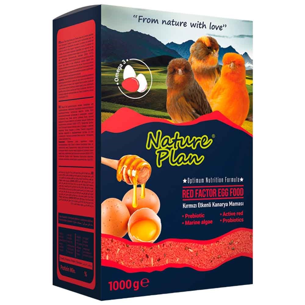 Nature Plan Ballı Yumurtalı Kırmızı Kuş Maması 1 Kg 8699004230425 Amazon Pet Center