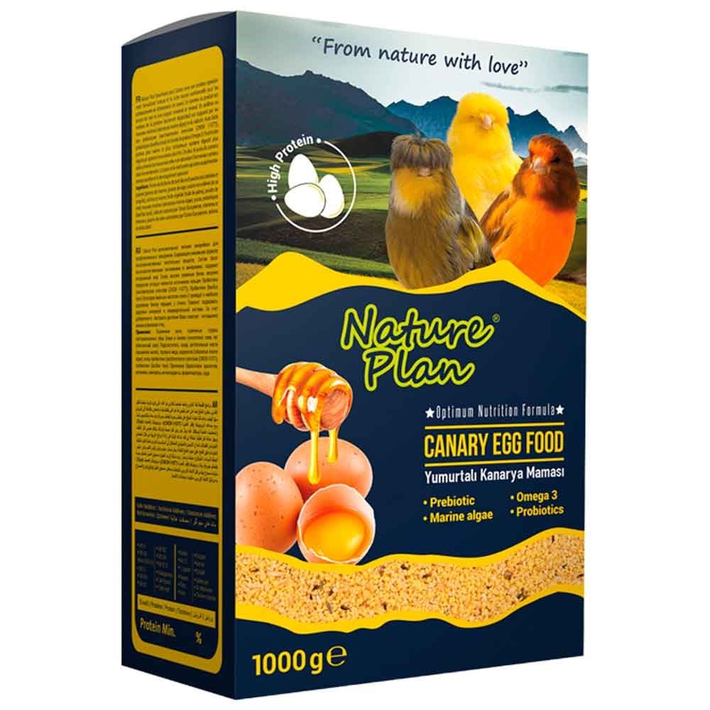 Nature Plan Ballı Yumurtalı Kuş Maması 1 Kg 8699004230401 Amazon Pet Center