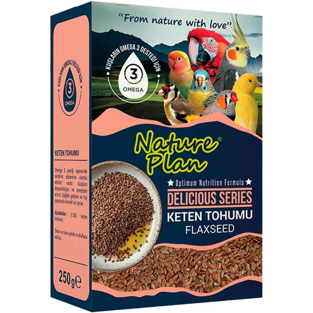 Nature Plan Delicious Serisi Keten Tohumu 250 Gr 8699004230661 Amazon Pet Center