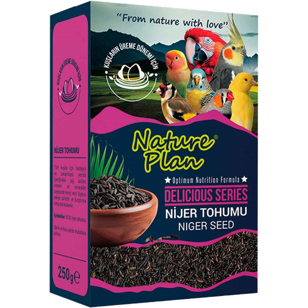 Nature Plan Delicious Serisi Nijer Tohumu Kuş Yemi 250 Gr 8699004230722 Amazon Pet Center