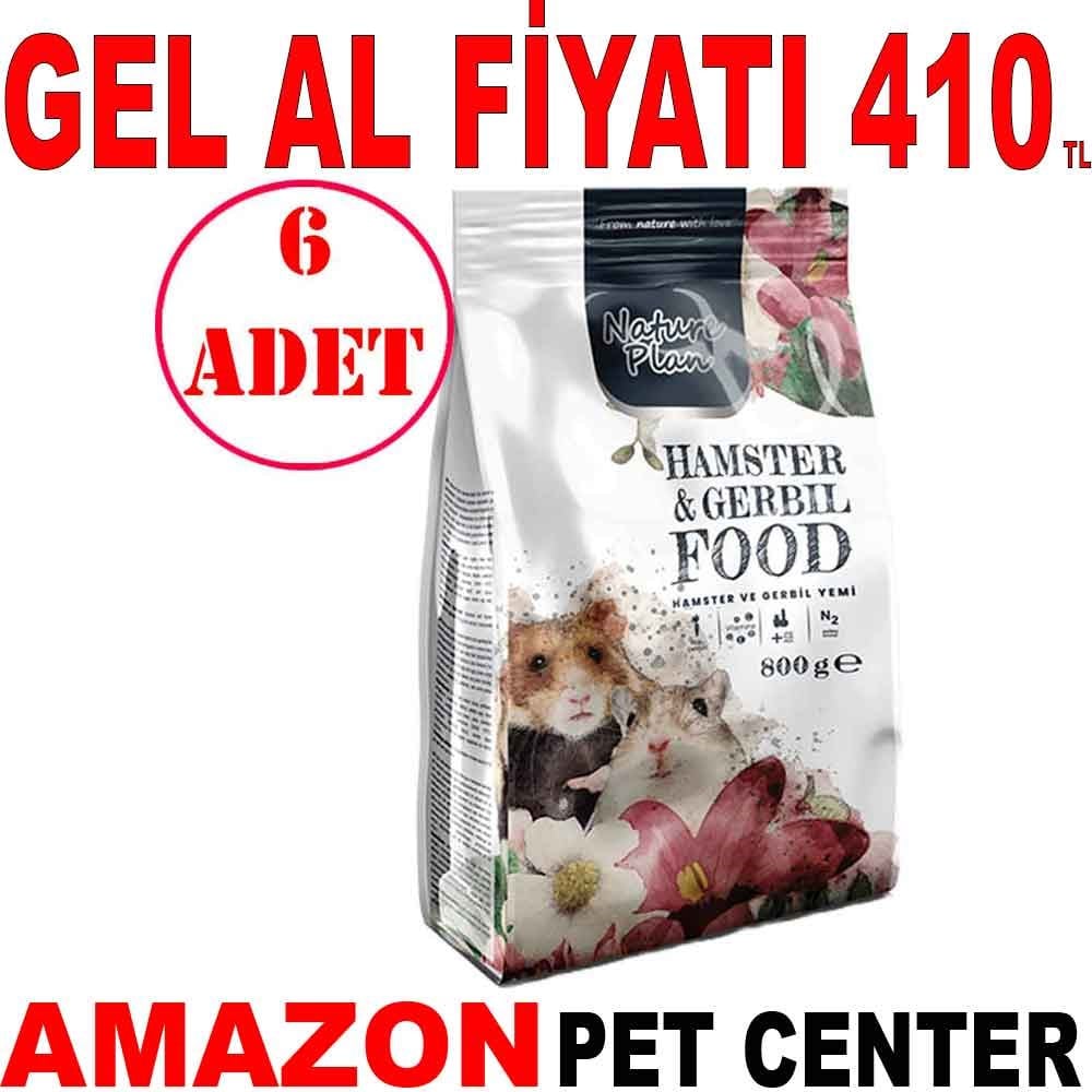 Nature Plan Hamster Yemi 800 Gr 6 AD Gel Al 35008224 Amazon Pet Center