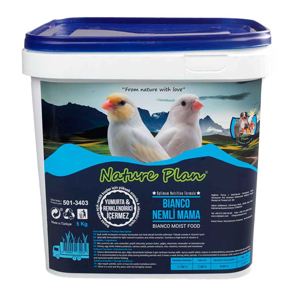 Nature Plan Nemli Bianco Kuş Maması 5 Kg 8699004234034 Amazon Pet Center