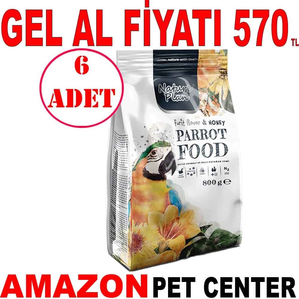 Nature Plan Papağan Yemi 800 Gr 6 Ad Gel Al 35008415 Amazon Pet Center