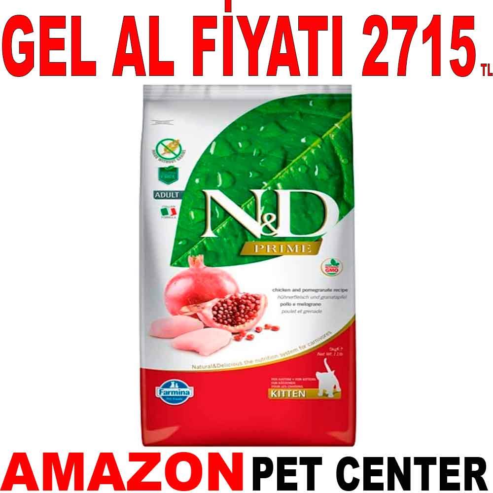 ND Tahılsız Tavuk Nar Yavru Kedi Maması 5 Kg Gel Al 18629002 Amazon Pet Center
