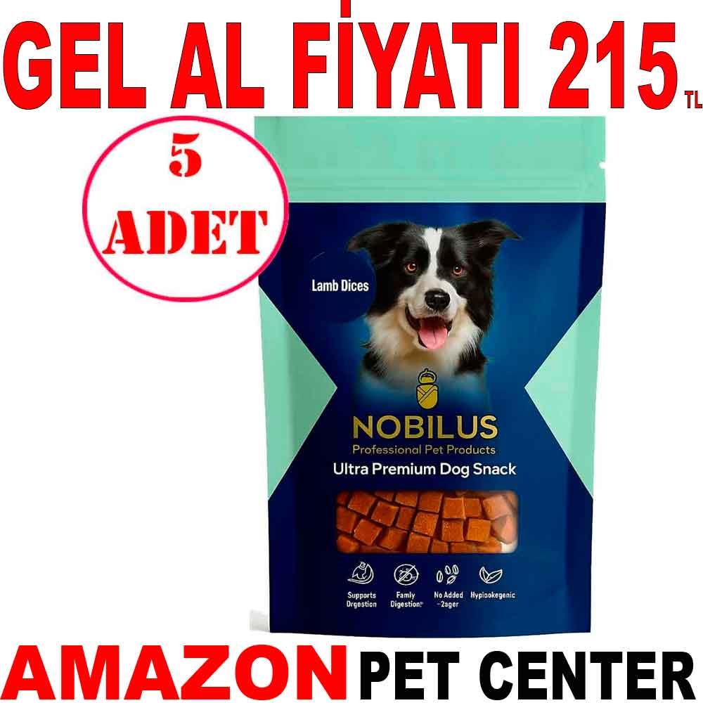 Nobilus Köpek Ödül Maması Kuzu Etli Küpler 80 Gr 5 AD 22331007 Amazon Pet Center
