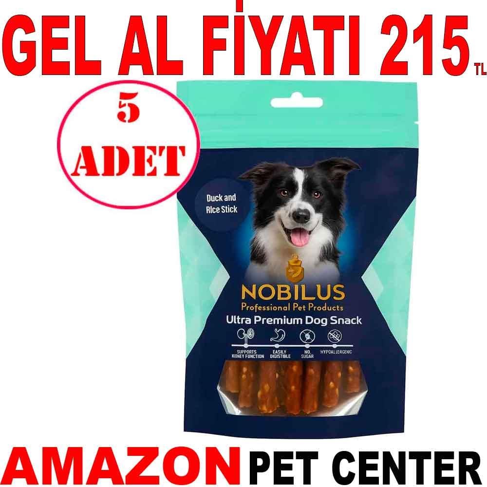 Nobilus Köpek Ödül Maması Ördek ve Pirinçli Çubuklar 80 Gr 5 AD 22319005 Amazon Pet Center