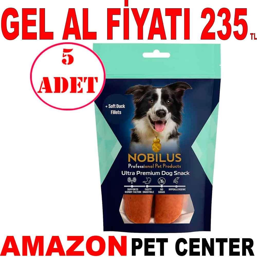 Nobilus Köpek Ödül Maması Ördekli Filote 80 Gr 5 AD 22316004 Amazon Pet Center