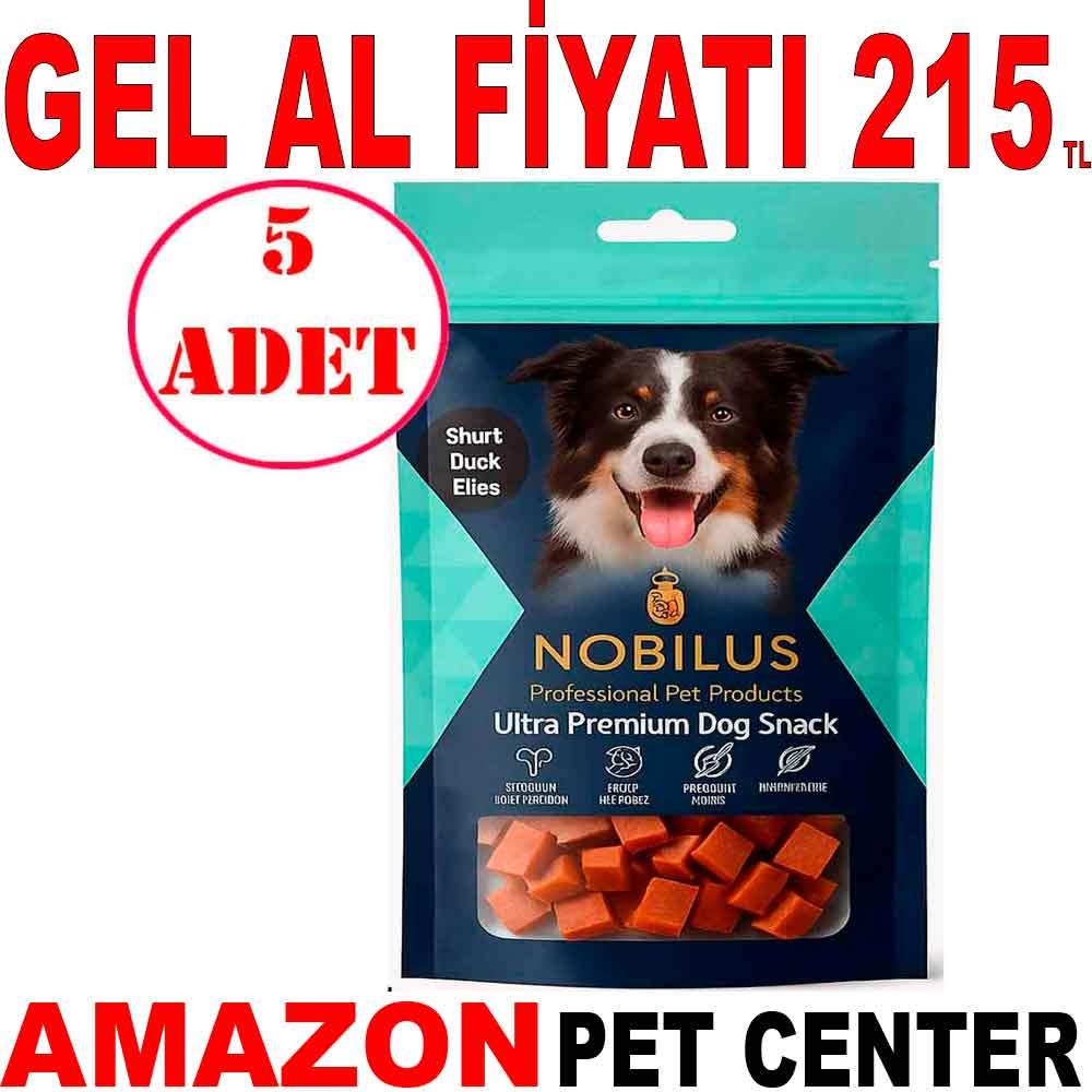 Nobilus Köpek Ödül Maması Ördekli Küpler 80 Gr 5 AD 22301000 Amazon Pet Center