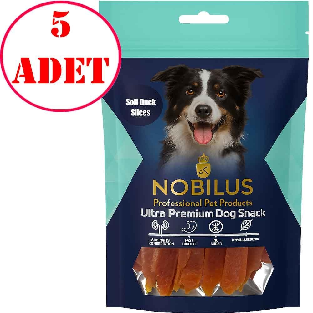 Nobilus Köpek Ödül Maması Yumuşak Ördek Dilimleri 80 Gr 5 AD 22303004 Amazon Pet Center