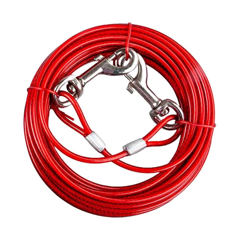Orijin Pet Köpekler İçin Bahçe Bağlama Halatı Çelik 5 mm 3 M 8699004265526 Amazon Pet Center