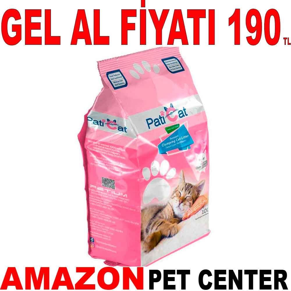 PatiCat Kedi Kumu Bebek Pudralı Doğal İnce Taneli 10 Lt 18497007 Amazon Pet Center