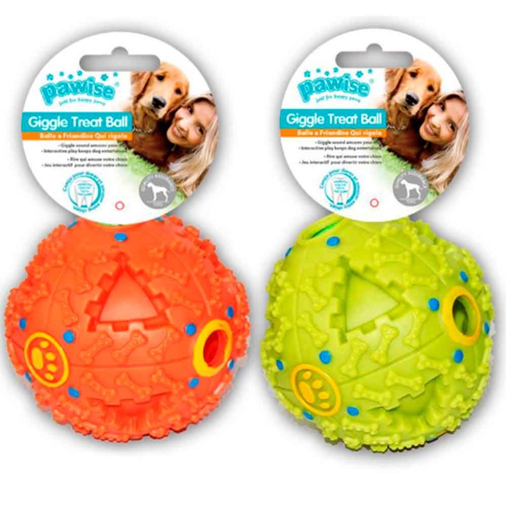Pawise Giggle Köpek Oyuncağı Ödül Topu 11.5 cm 8886467541032 Pawise Köpek Ödül ve Oyun Topları Amazon Pet Center
