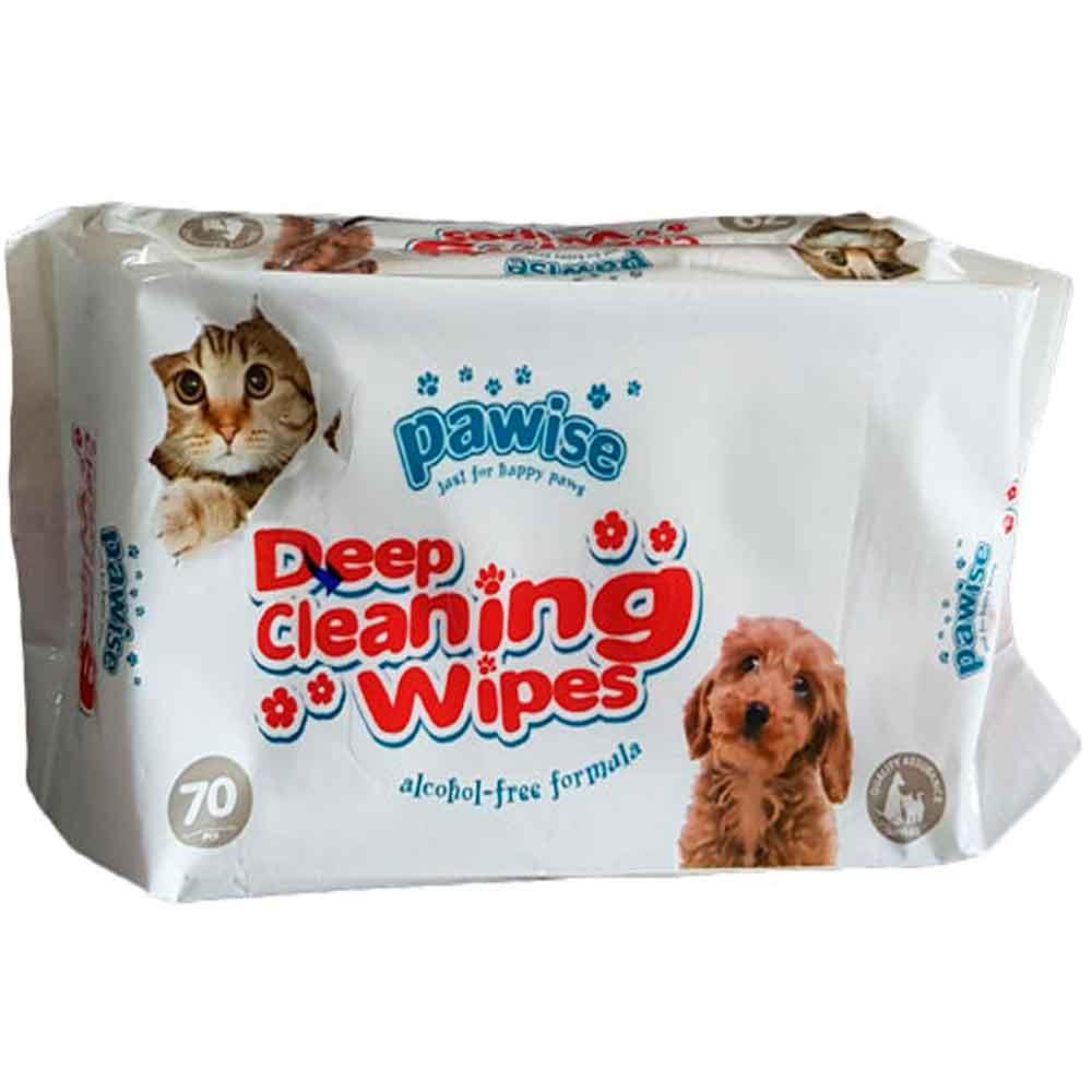 Pawise Kedi ve Köpekler İçin Hijyenik Islak Mendil (70'li) 847922075613 Amazon Pet Center