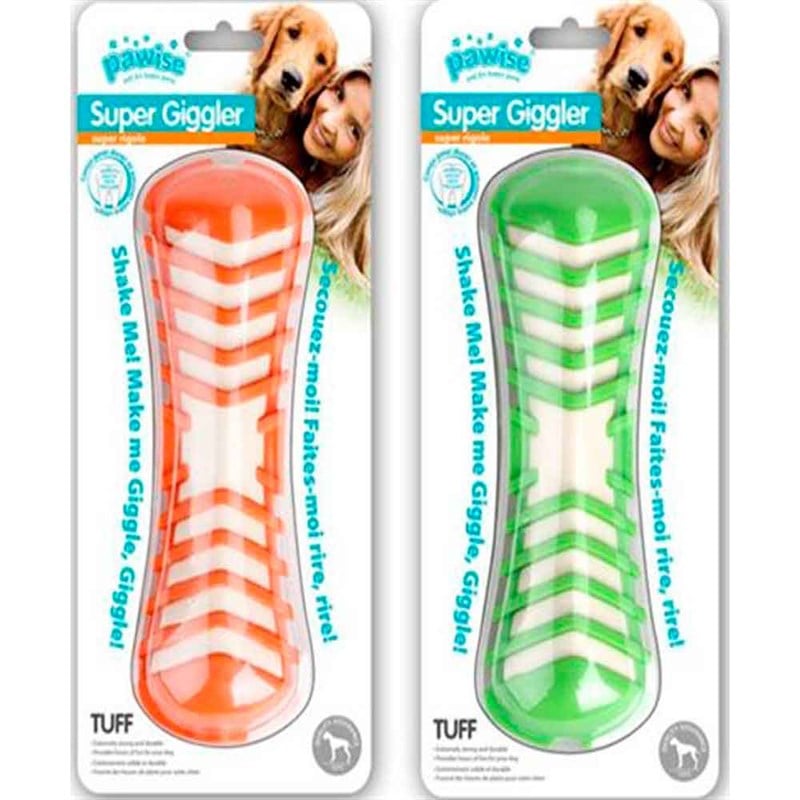 Pawise Süper Giggle Sesli Kemik 19 Cm 8886467545771 Pawise Kemik Şekilli Köpek Oyuncakları Amazon Pet Center
