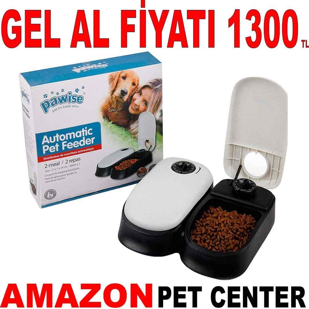 Pawise Zaman Ayarlı Mama Kabı 2'li 35005919 Amazon Pet Center