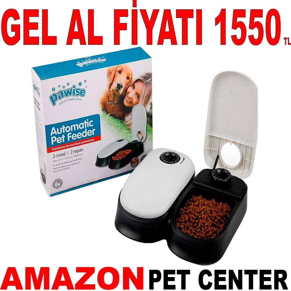 Pawise Zaman Ayarlı Mama Kabı 2'li Gel Al 35005919 Amazon Pet Center