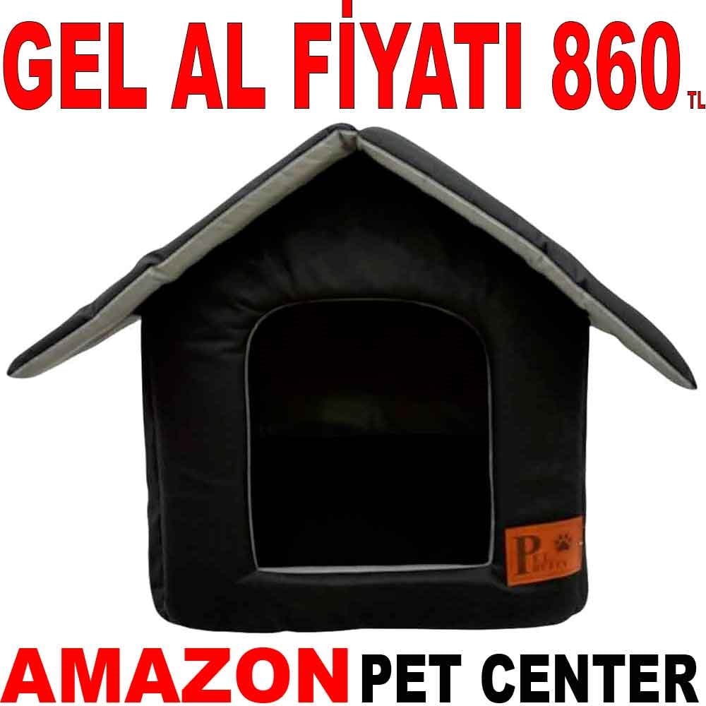 Pet Pretty Kedi Köpek Yatağı Çatılı Dış Mekan Siyah 40x42x46 Cm Gel Al 35011316 Amazon Pet Center