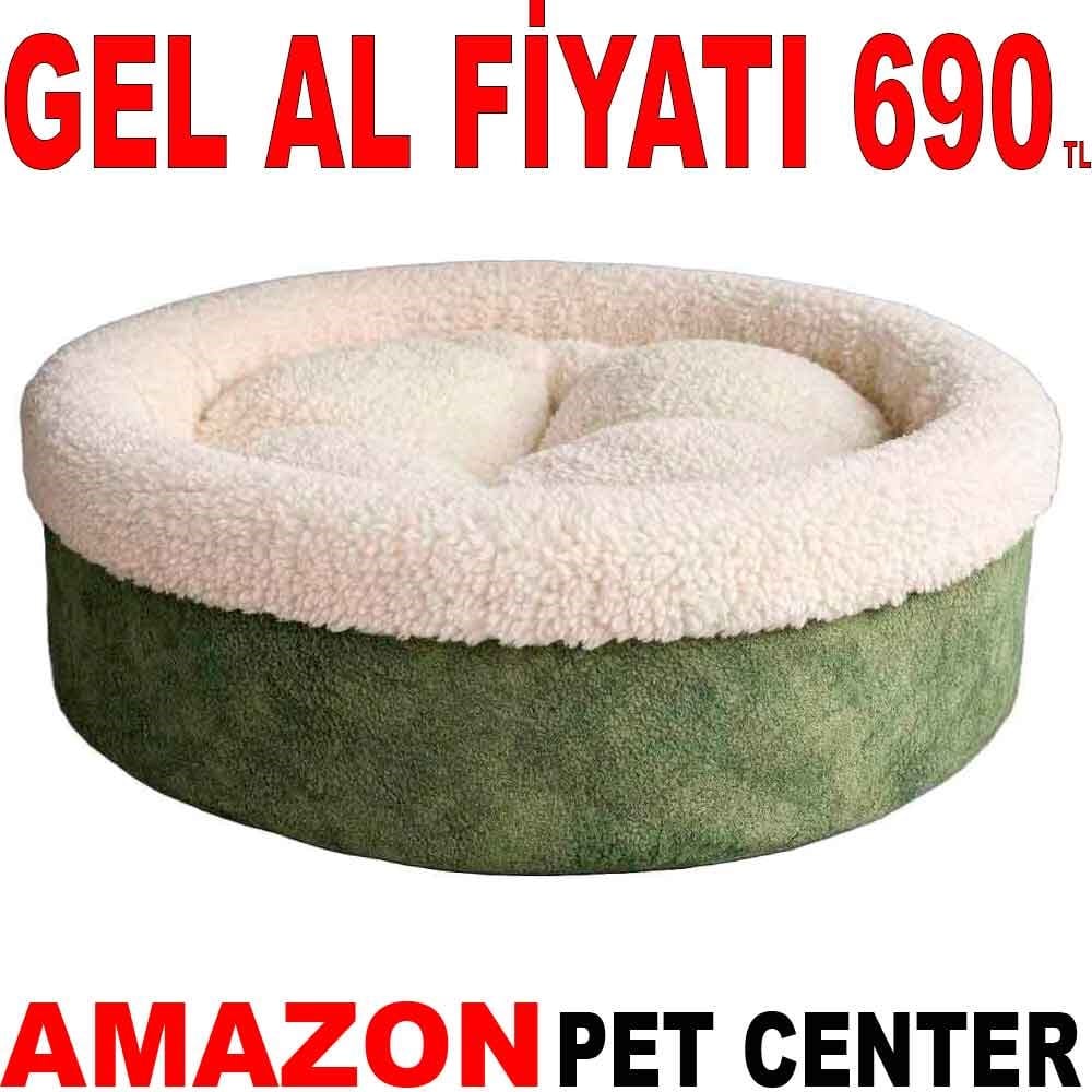 Pet Pretty Kedi Köpek Yatağı Comfort Special Simit Yatak Haki 46 Cm Gel Al 35011095 Amazon Pet Center