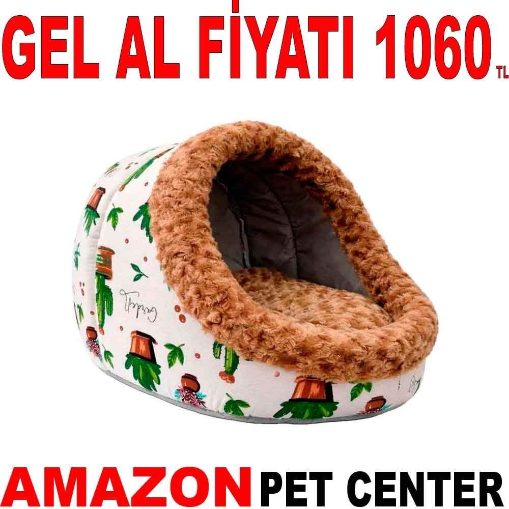 Pet Pretty Kedi Köpek Yatağı Special Peluş Yuva Açık Kahverengi Gel Al 35011255 Amazon Pet Center