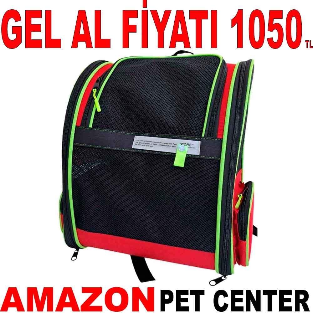 Pet Pretty Süperior Kedi ve Köpek İçin Fleli Sırt Çantası Kırmızı Gel Al 22500007 Amazon Pet Center