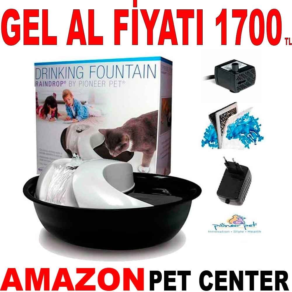 Pioneer Pet Kedi Köpek İçin Devirdaimli Otomatik Suluk 60 oz 1,77 lt Gel Al 19425009 Amazon Pet Center