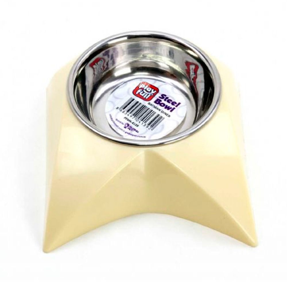 Playfull Batman Şekilli Çelik Mama ve Su Kabı PFMK-4139 8683497041392 Amazon Pet Center