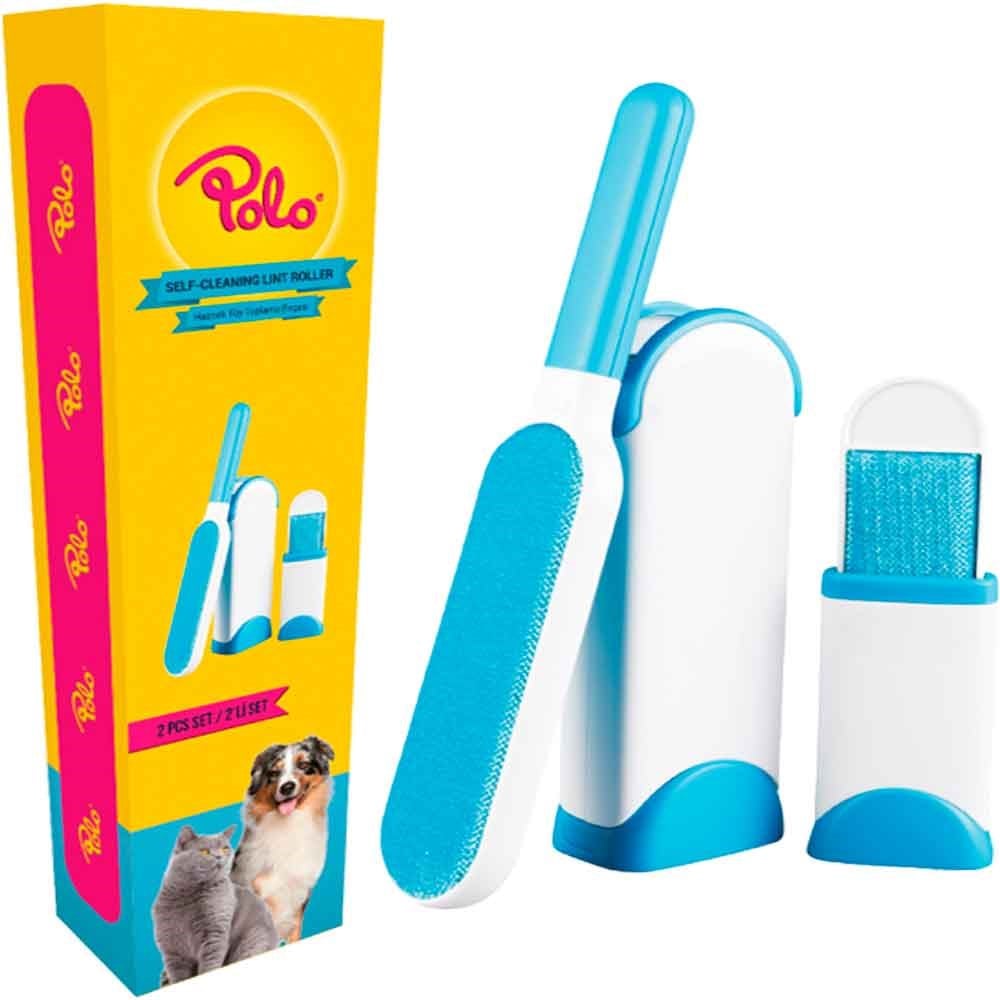 Polo Hazneli Tüy Toplama Fırçası 2'li Set 8699004268831 Amazon Pet Center