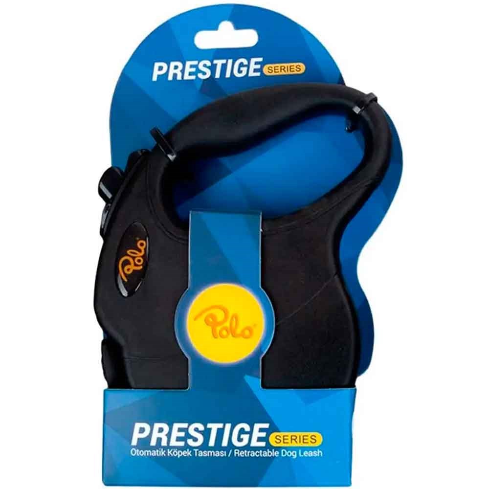 Polo Prestige Otomatik Köpek Tasması Siyah L 5M 50 Kg 8699004267520 Amazon Pet Center