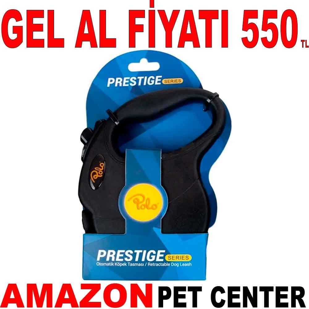 Polo Prestige Otomatik Köpek Tasması Siyah L 5M 50 Kg Gel Al 35008729 Amazon Pet Center