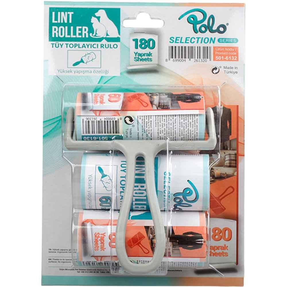 Polo Tüy Toplama Rulosu 60 Yaprak 10 Cm + 2 Adet Yedek 8699004261320 Amazon Pet Center