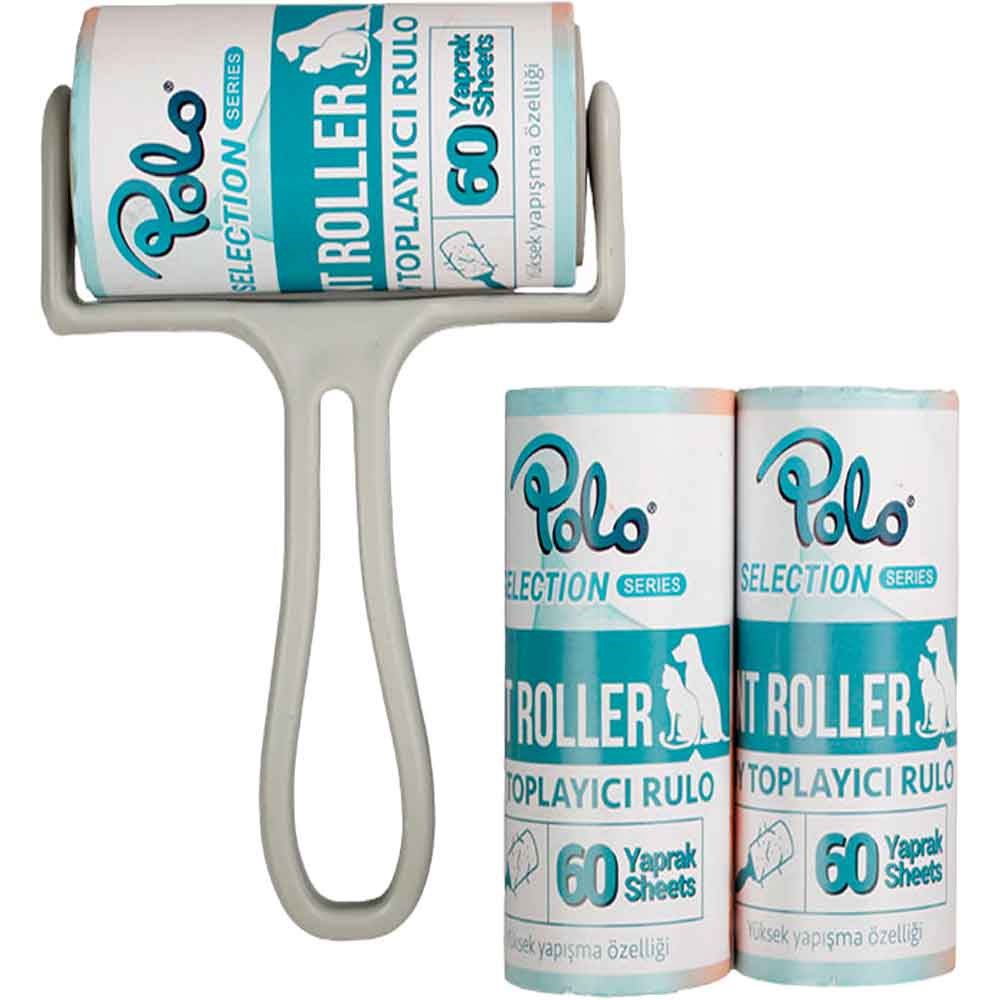 Polo Tüy Toplama Rulosu 60 Yaprak + 2 Adet Yedek 10 Cm 8699004261344 Amazon Pet Center
