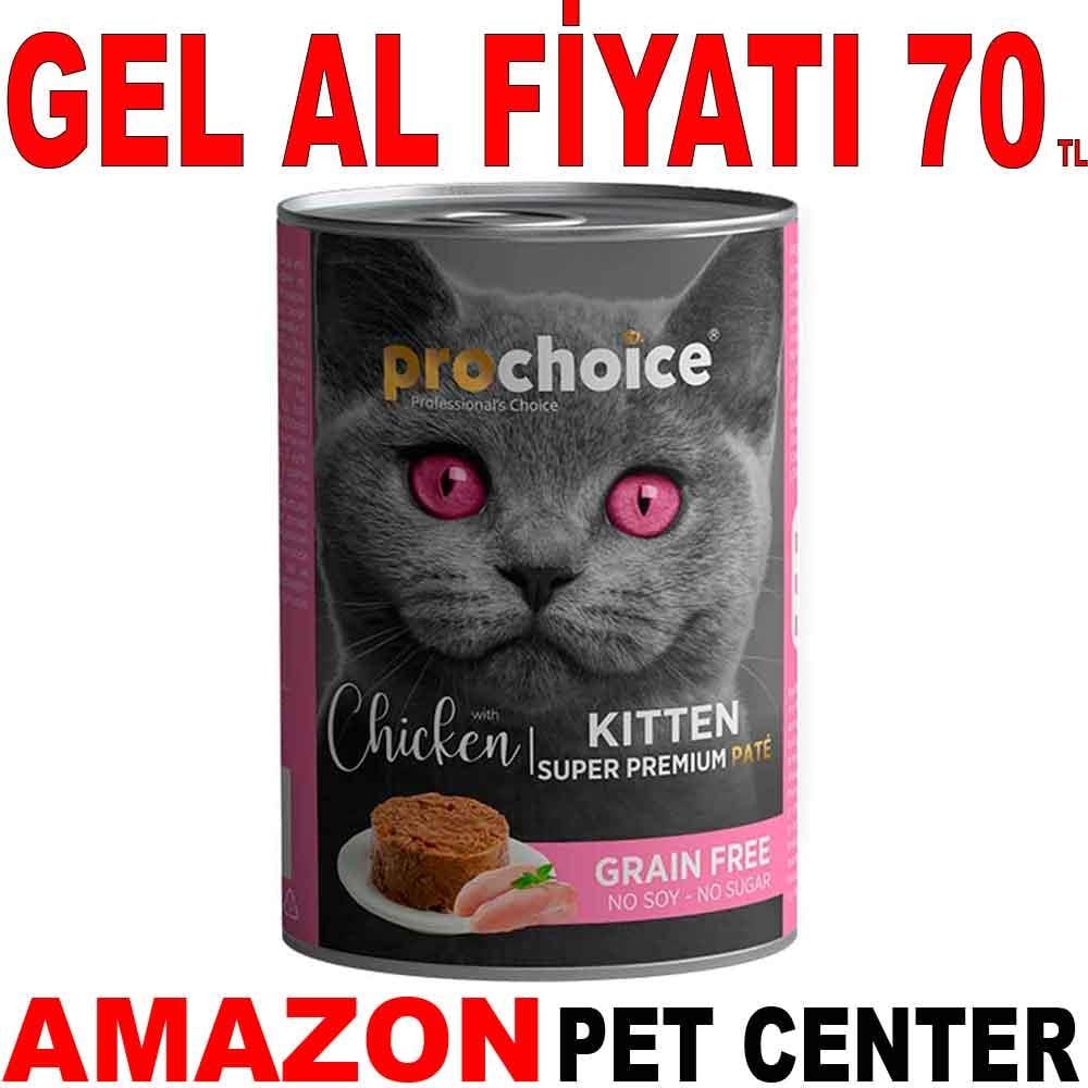 Pro Choice Kitten Yavru Kedi Konservesi Tavuklu Pate 400 Gr 21649004 Amazon Pet Center